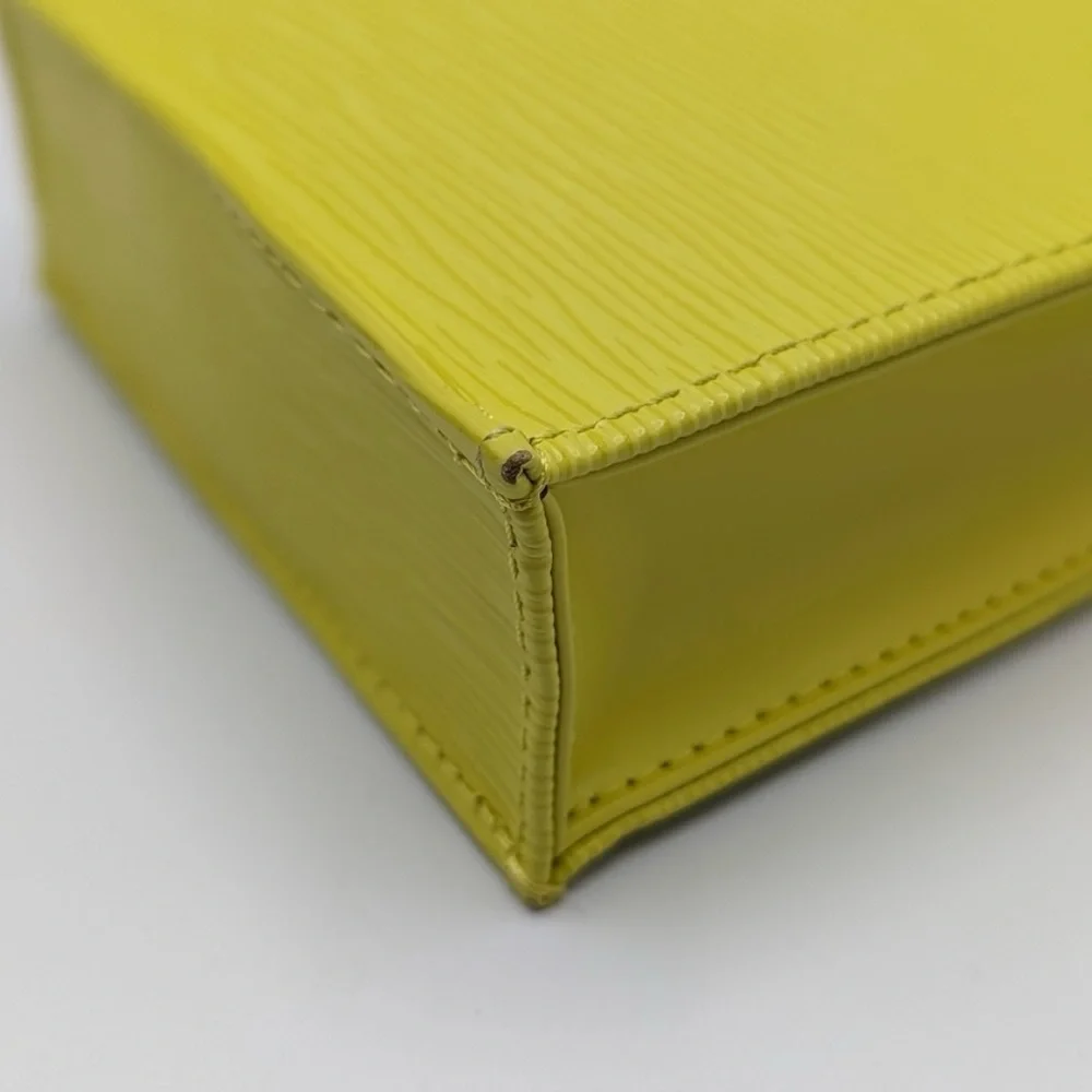 SALE! Louis Vuitton Petit Sac Plat Citron (yellow) Epi Leather Mini Bag - Picture 8 of 16